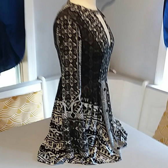 Free people Tegan border printed long sleeve mini dress - Picture 5 of 13